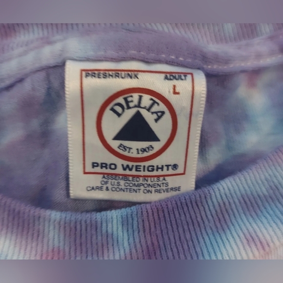 Vintage Rolling Stones No Security 99 Tour Mens T-Shirt Delta Purple Tie Dye XL - Picture 8 of 9